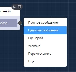 отправка сообщений в боте